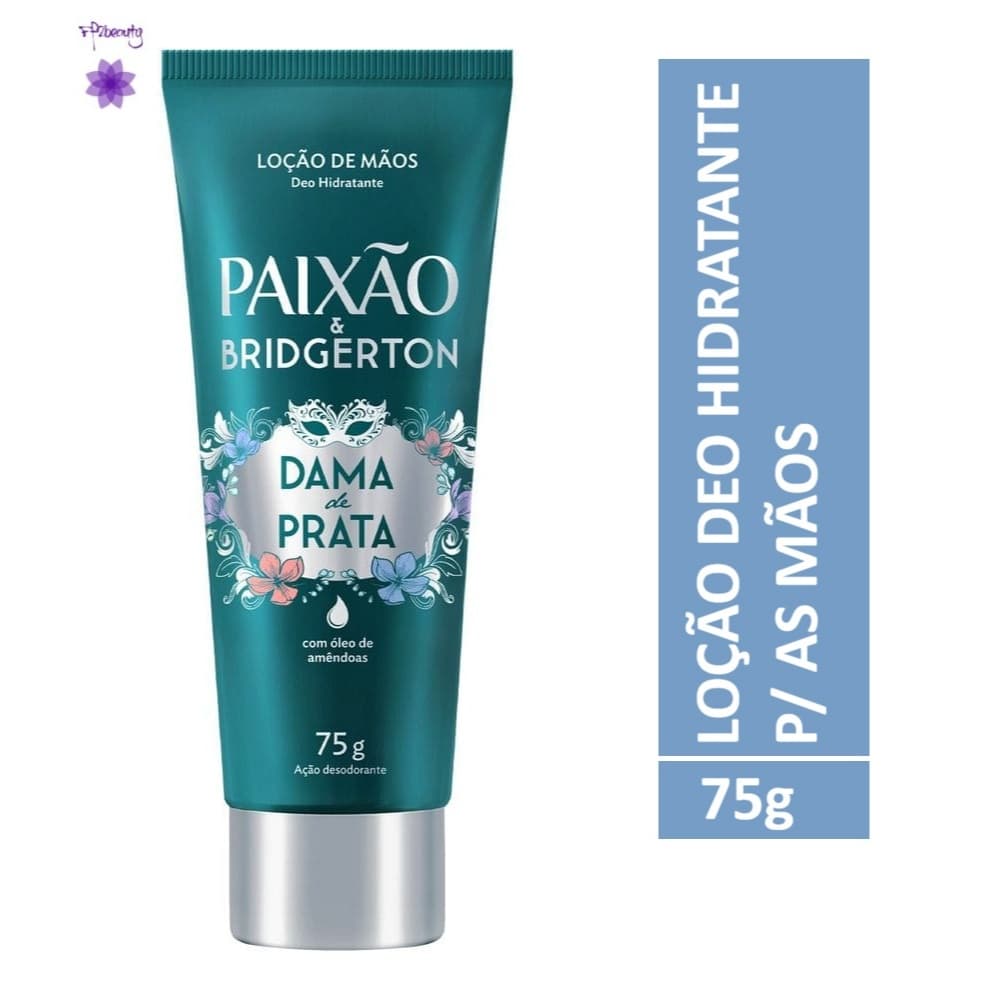 Loção Hidratante De Mãos Paixão Bridgerton Dama De Prata 75g