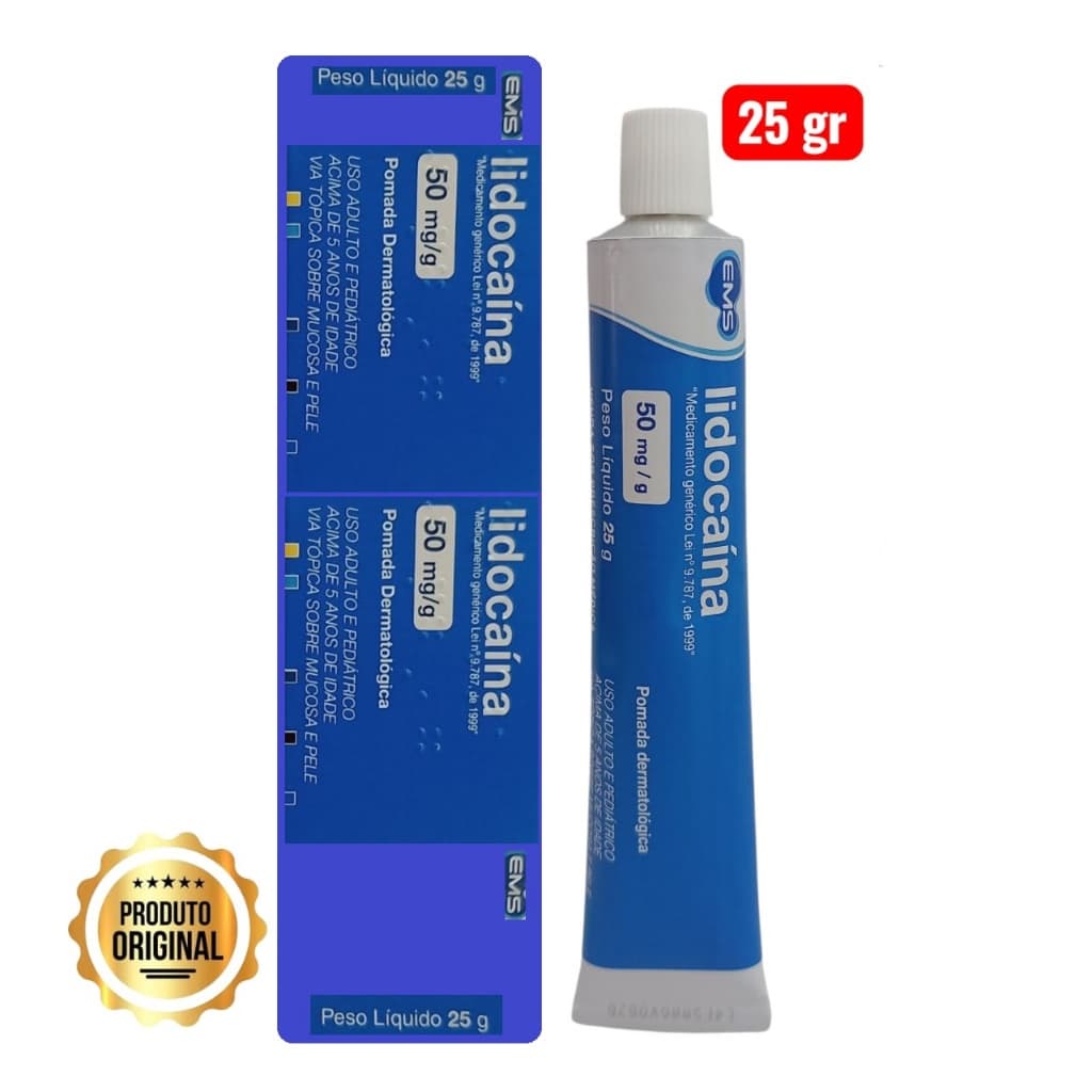 lidopomada 5% 25 gramas und