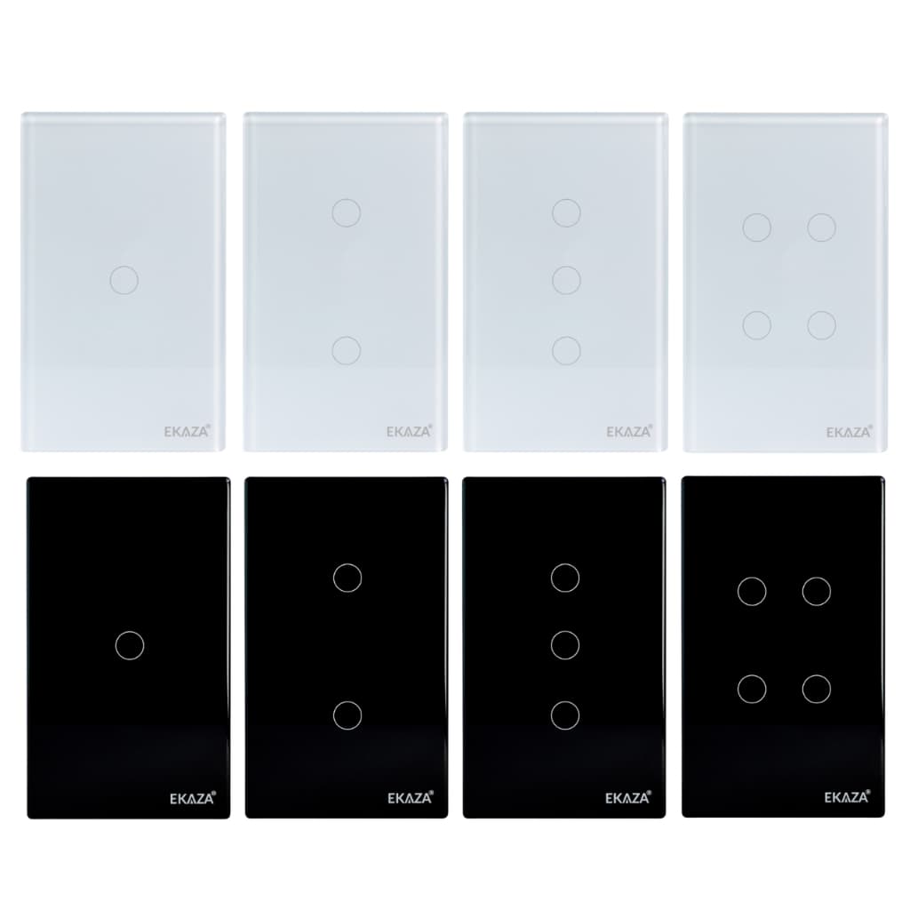 Interruptor Inteligente Smart Wi-Fi Automação Touch Vidro 2.5D Bivolt Alexa Ekaza