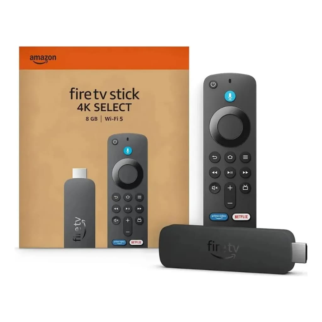 Amazon Fire Tv Stick 4k Select 8gb Alexa Controle (2025) Preto De Voz