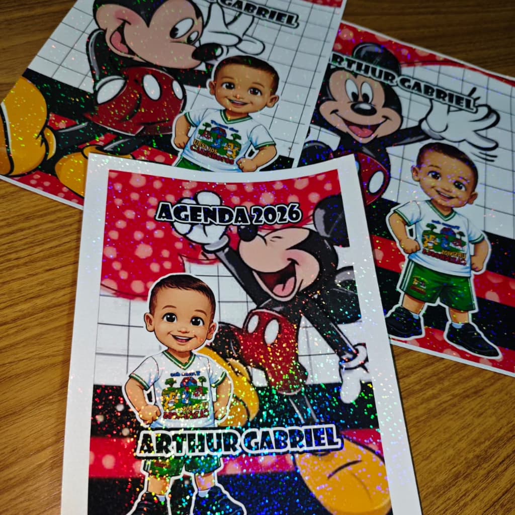 Kit Capa Personalizada Para Caderno Brochura A4