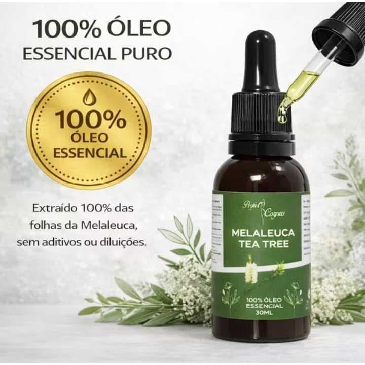 Óleo Essencial De Melaleuca 100% Puro 30ml