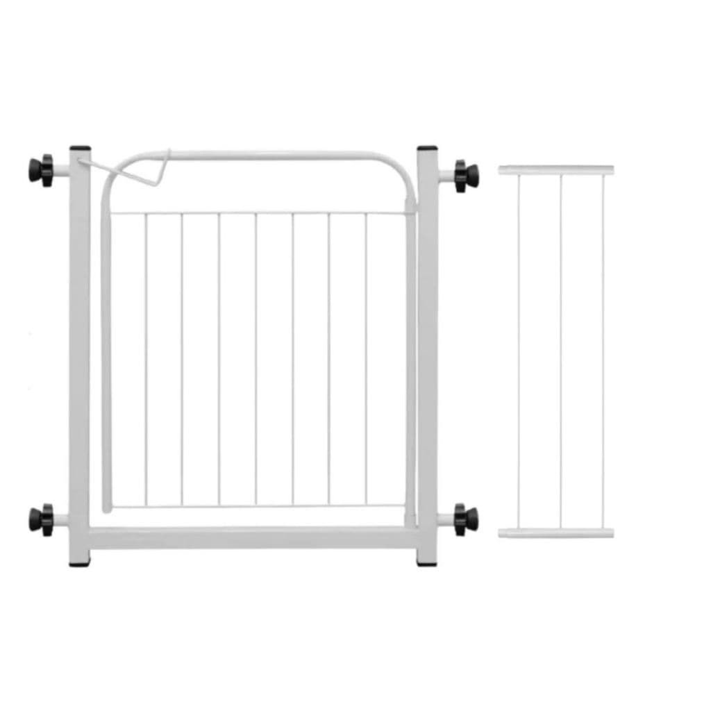 Portão Portãozinho Pet de Segurança Para Cães e Bebês 69 a 85cm Acompanha Extensor de 10cm