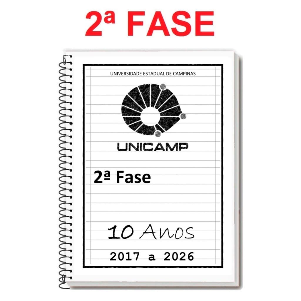 UNICAMP - 2ª FASE 2026/2027 - Caderno de Provas + Respostas + Folhas de Redação
