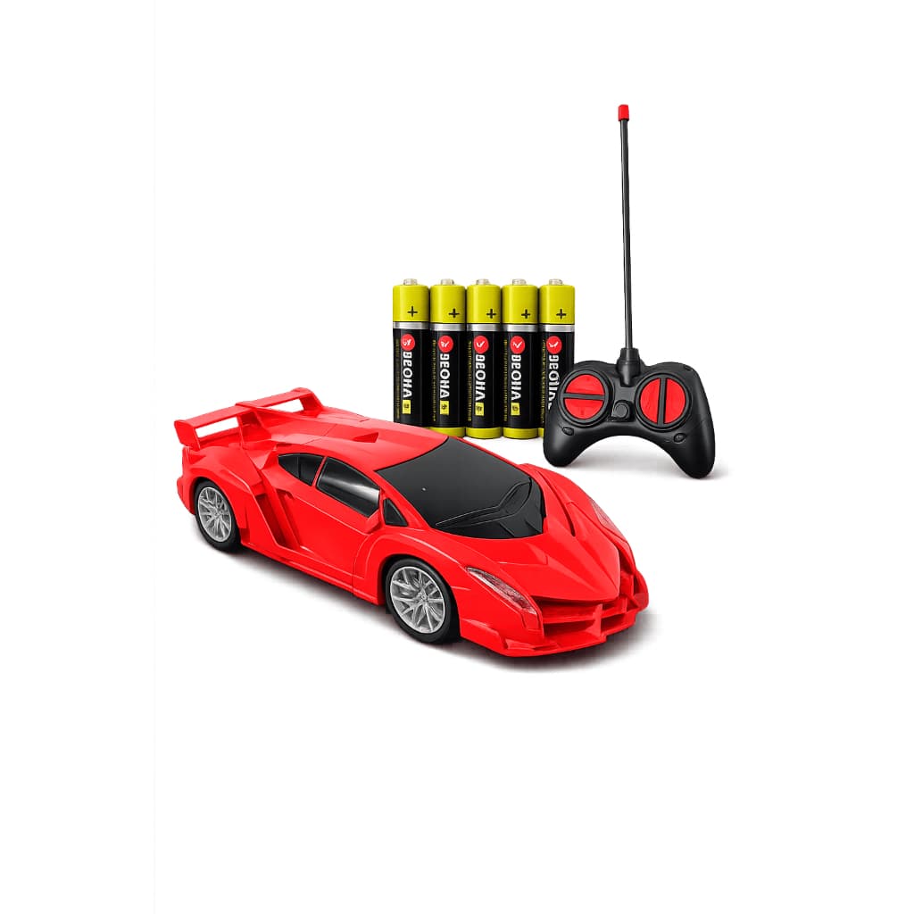 Carrinho De Controle Remoto + 5 Pilhas