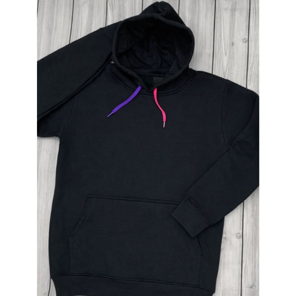 Moletom ATL Cordão Roxo e Rosa Lançamento Casaco Para Frio Com Cordões Coloridos Streetwear Unissex