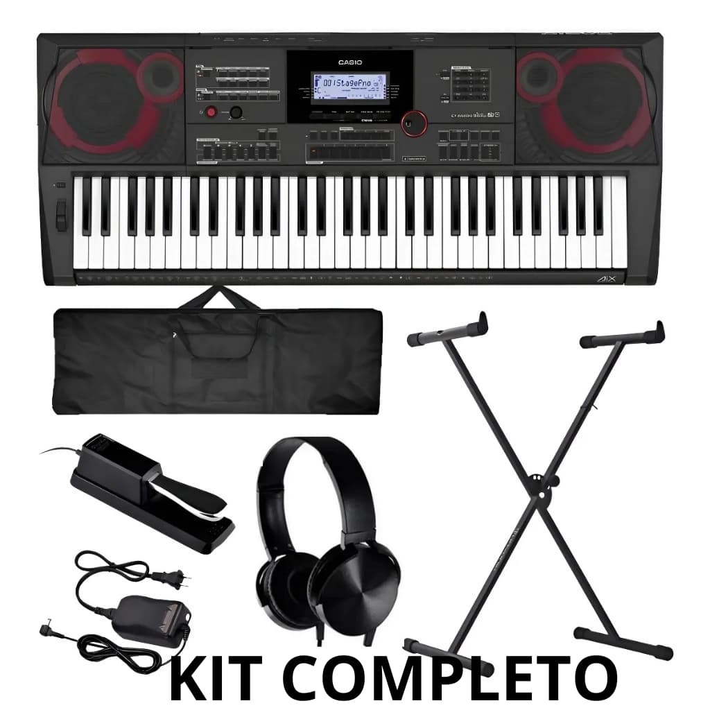 Teclado Musical Casio Ctx-5000 61 Teclas Sensitivas + KIT