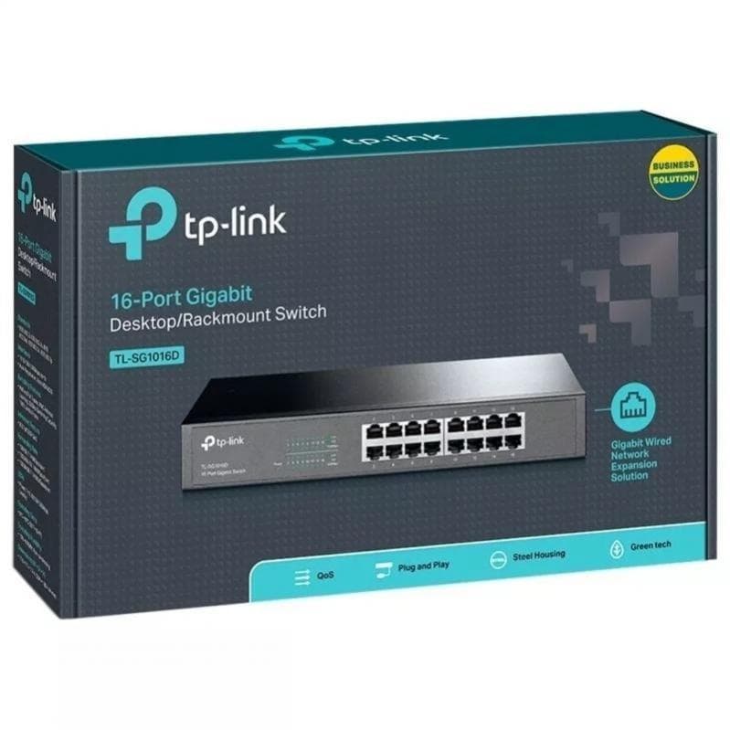 Switch Tp-link Tl-sg1016d Switch Série 10/100/1000mbps