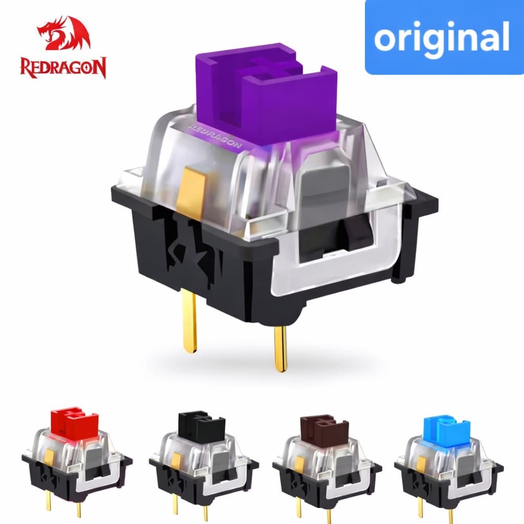 Switch Interruptor Redragon Original 3 Pinos para Teclado Mecânico