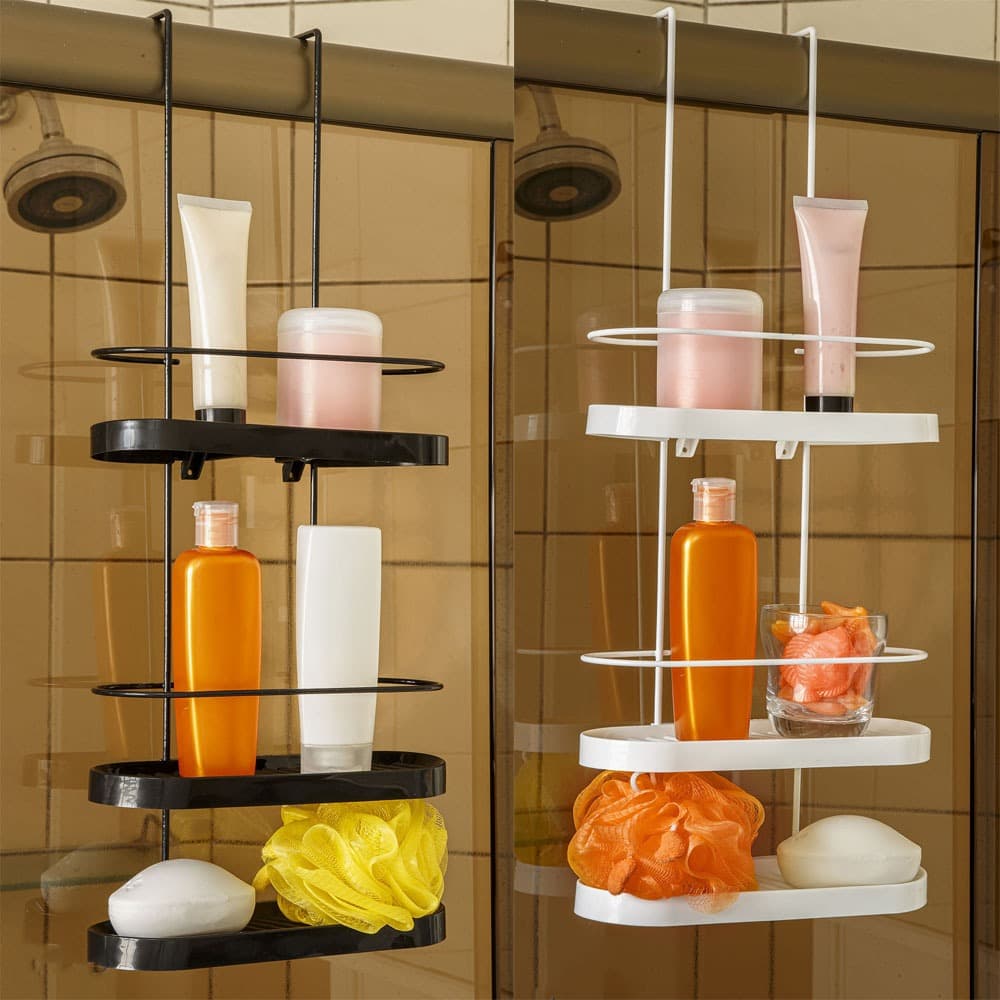 Porta Shampoo Box Organizador 3 Andares Sem Furo Não Enferruja