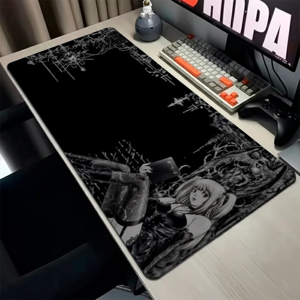 MousePad Speed Gamer Antiderrapante Bordas Costuradas Confortavel Liso Com Estampa De Anime Gotico Com Varios Tamanhos