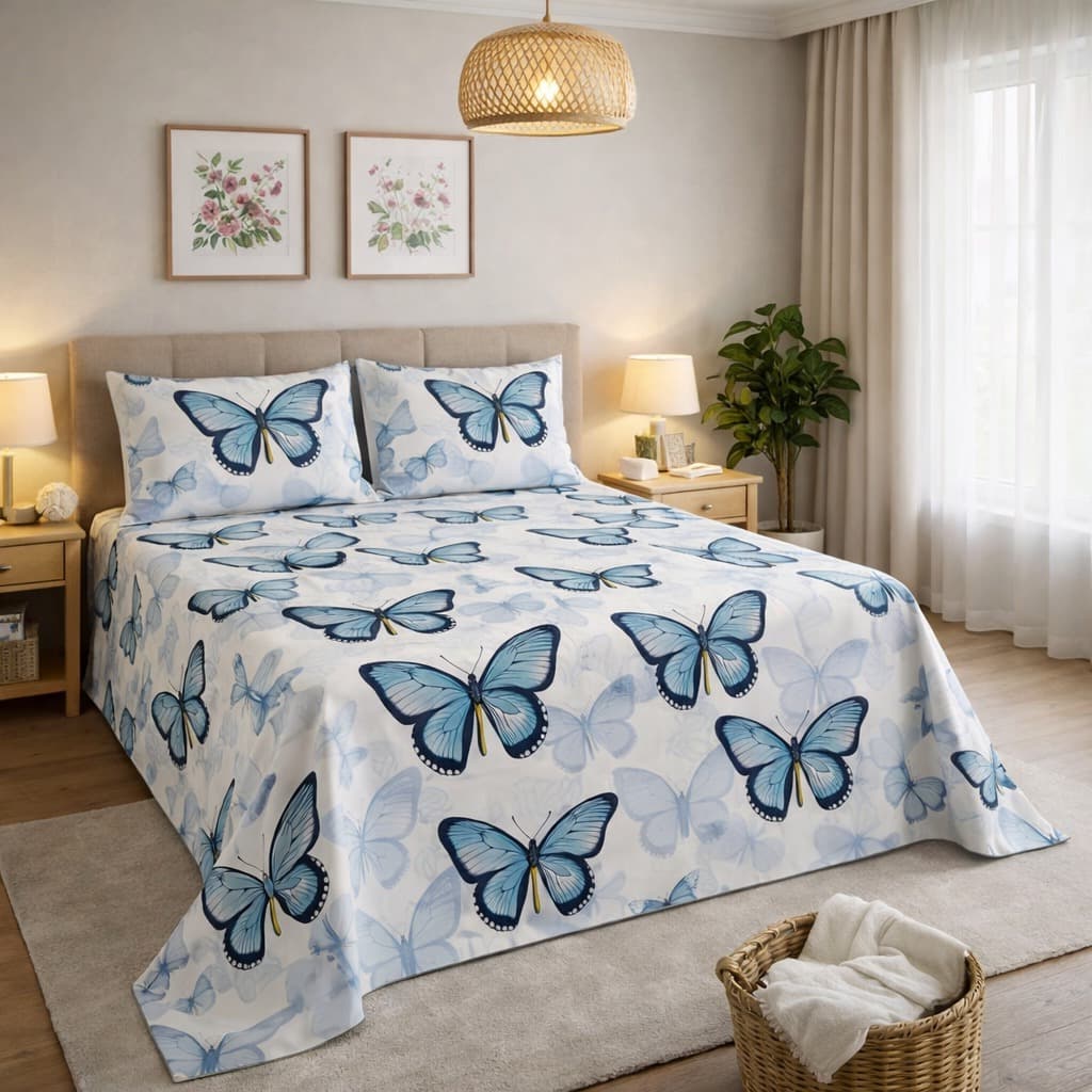 Kit Jogo De Lençol 3 Peças Casal Box 100% Algodão 500 Fios Aveludado 2,20m x 2,50m *OFERTA