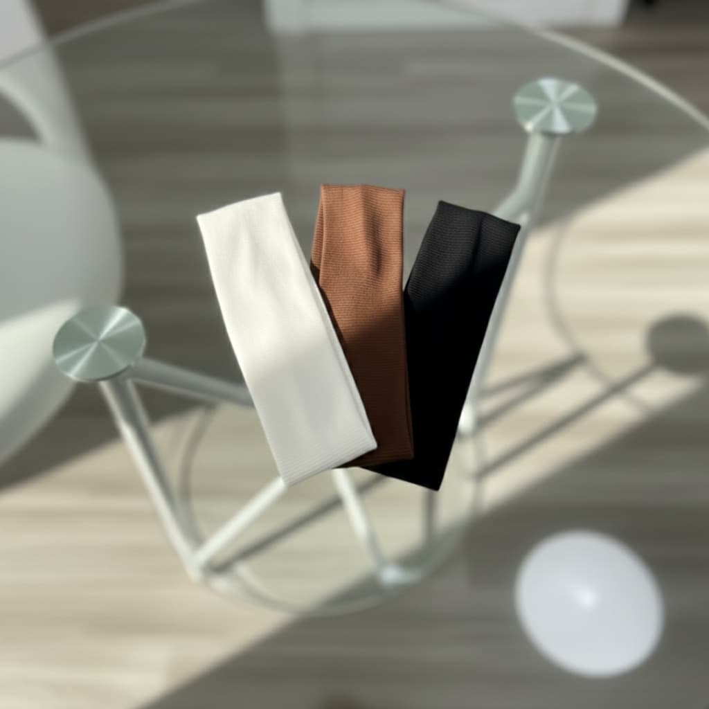 Faixa de Cabelo Canelada Feminina Confortável Tamanho Único