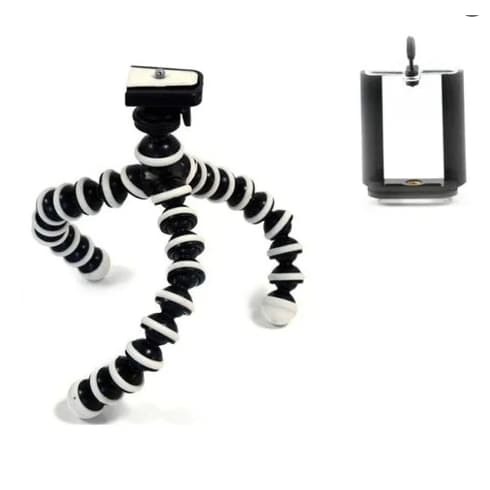 Tripé Flexível Gopro Gorillapod Xiaomi Sjcam Camera Rosca