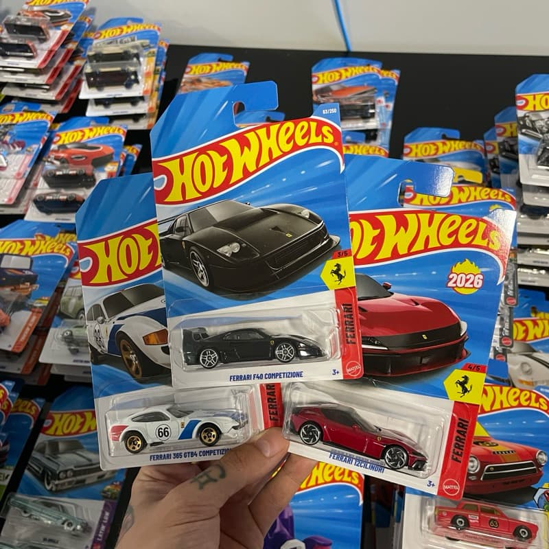 Carrinho Hot Wheels 2026 Lote D Original Mattel Miniaturas 1:64 Monte Sua Coleção 2025 ou 2026