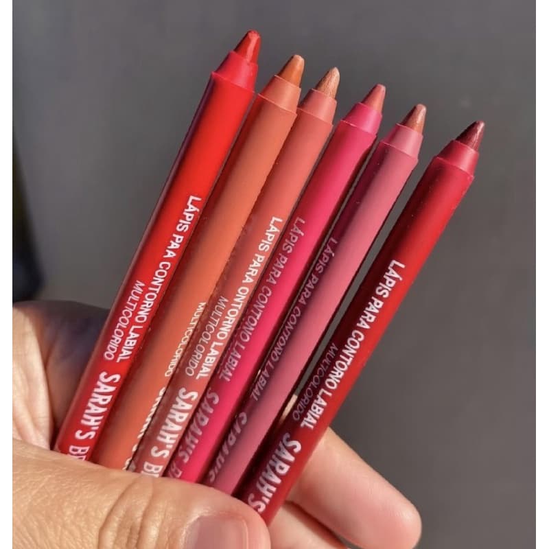 S3211 Lápis para contorno labial Sarah’s Beauty Lápis de Boca para Contorno Labial Multicolorido – Sarah’s Beauty
