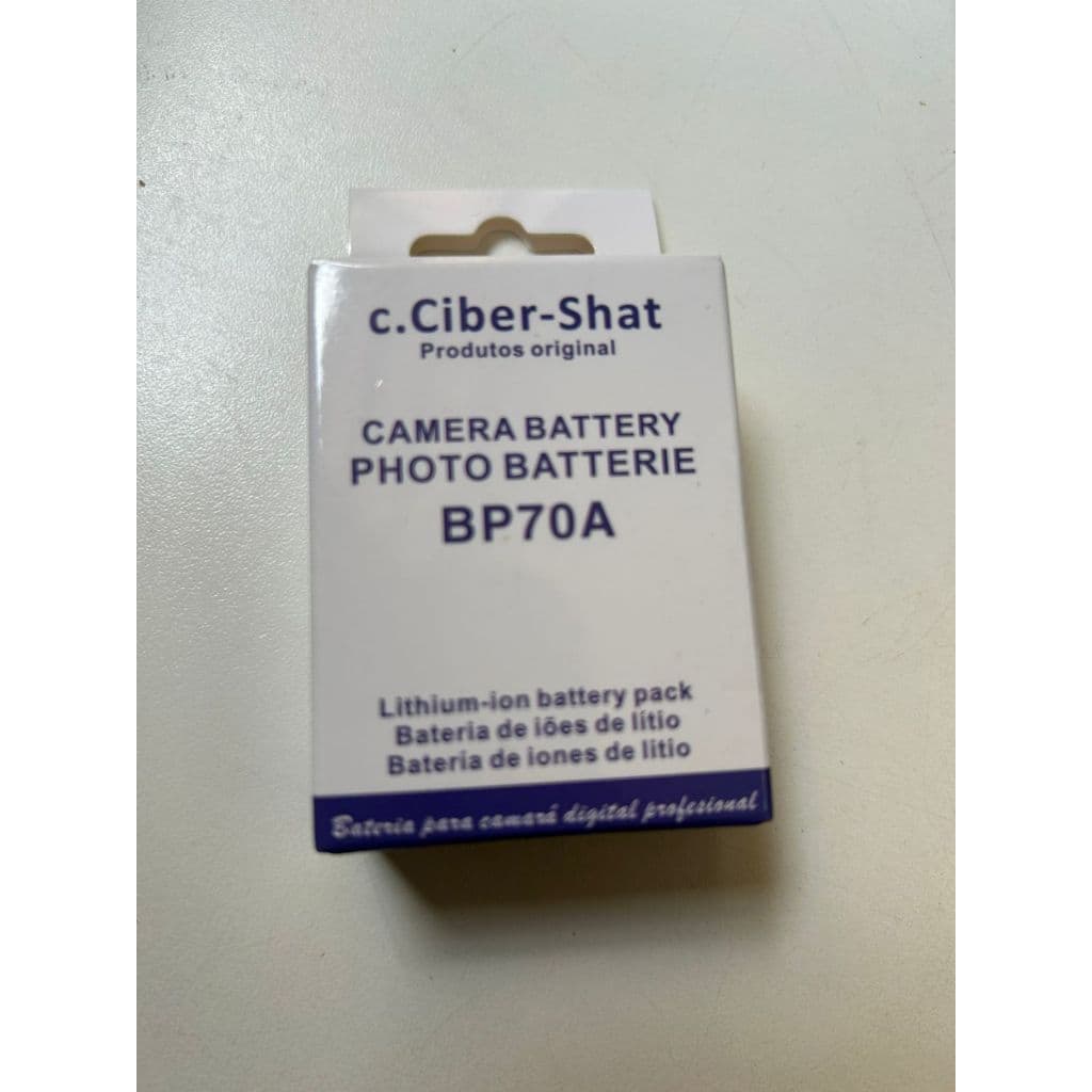 Bateria para câmera digital Ciber-shat BP70A