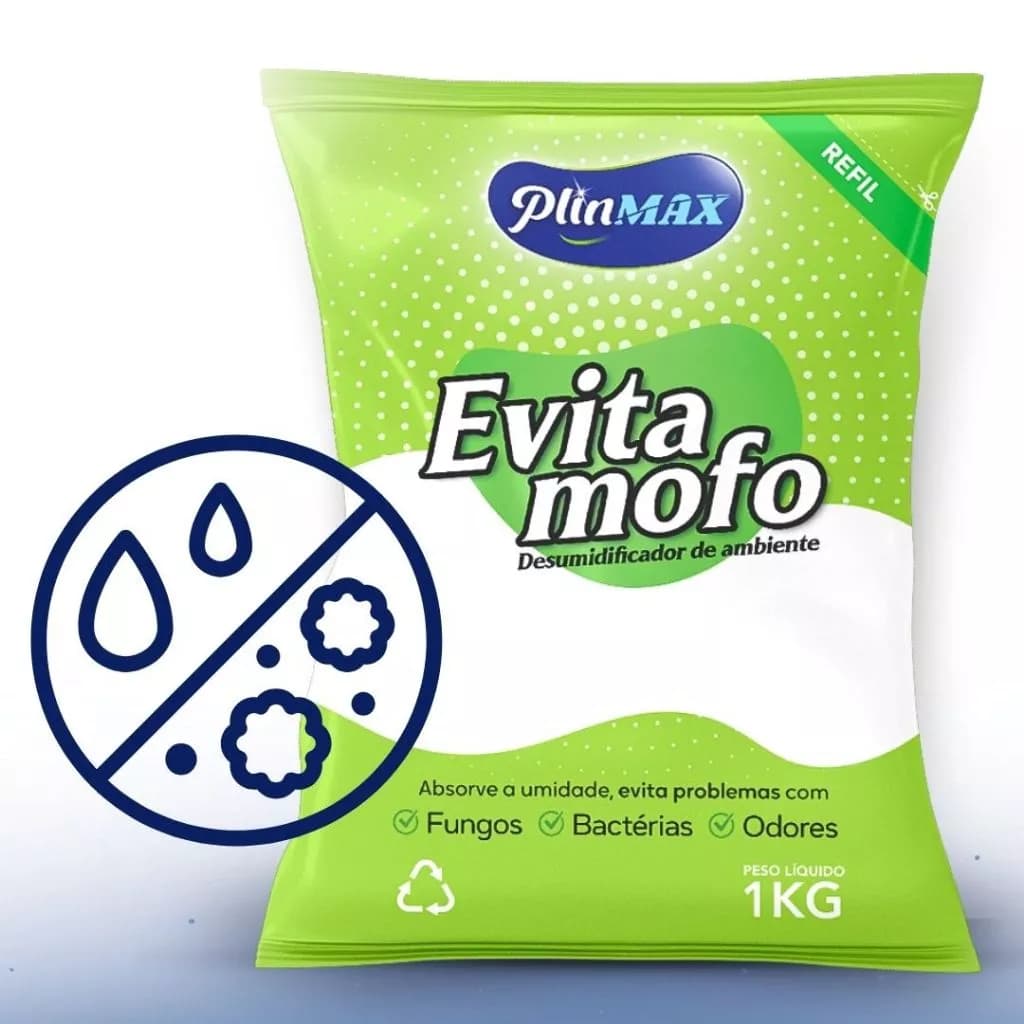 Antimofo Desumidificador Original 1kg - Refil