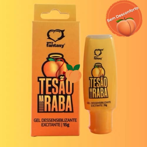 Gel Lubrificante Anal Tesão na Raba 15g Sexy Fantasy
