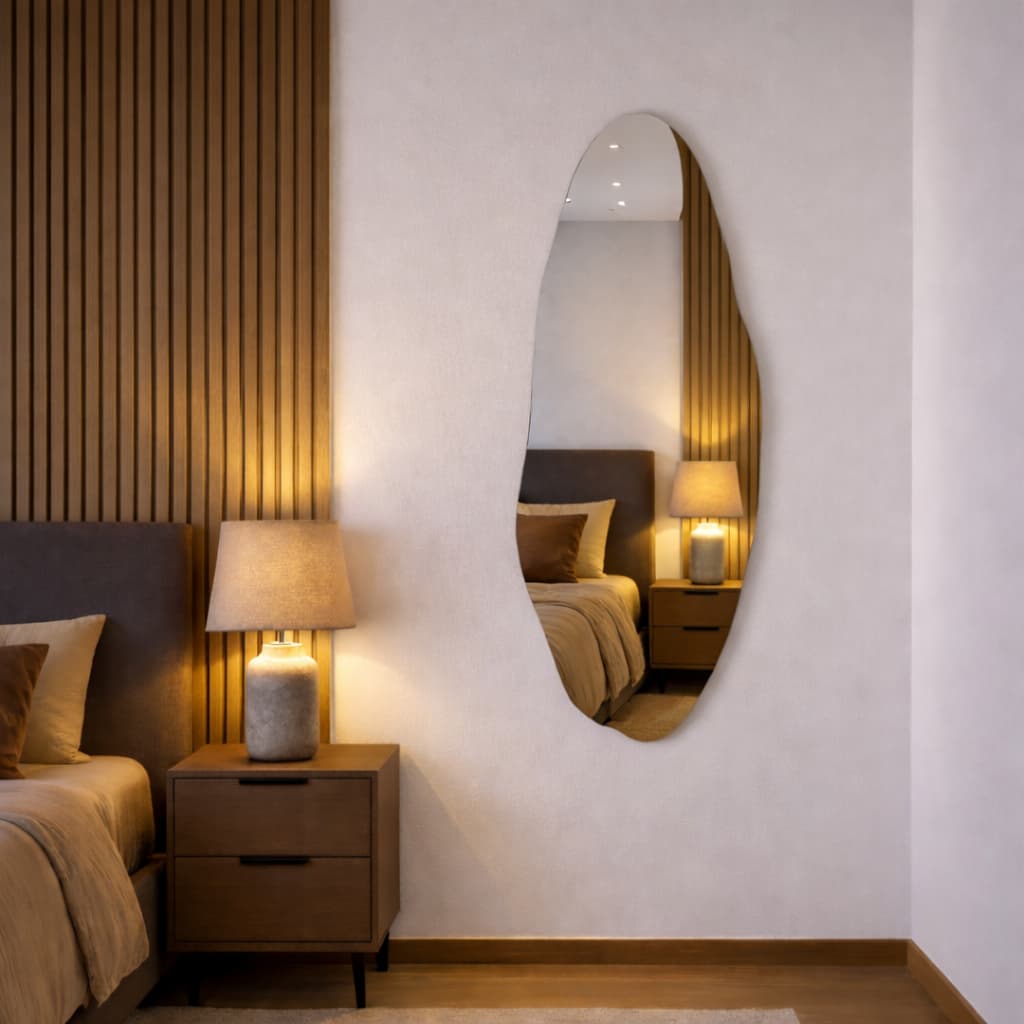 Espelho Orgânico Polido Para Sala Quarto Banheiro Salão Pinterest Loja Lapiados