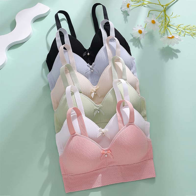 Sutiã Feminino Sem Aro Respirável Ultrafino Confortável – Várias Cores