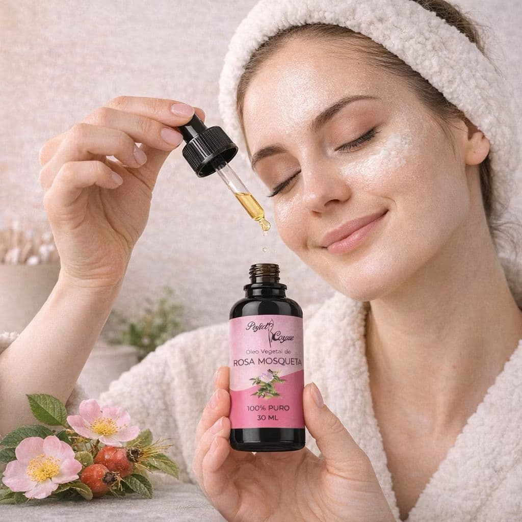 Óleo Vegetal De Rosa Mosqueta 100% Puro Natural Prensado a Frio 30ml