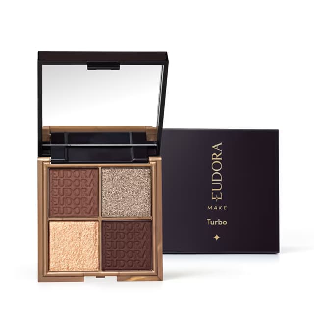 Paleta de Sombras Eudora Quarteto Turbo Eudora Make 8g
