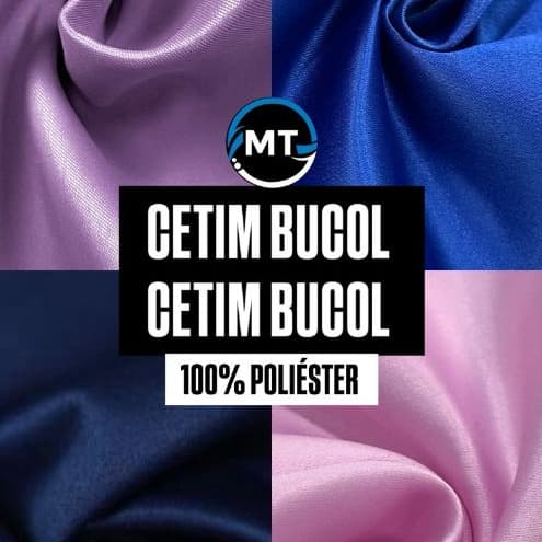 2 Metros Tecido Cetim Bucol X 1,50 Mts Largura