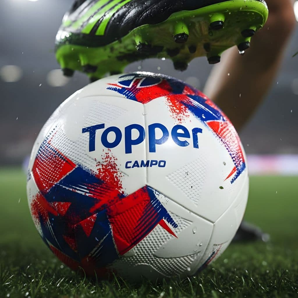 Bola Futebol Topper Campo Original Gramado Real Tamanho Padrão Oficial Profissional Pro