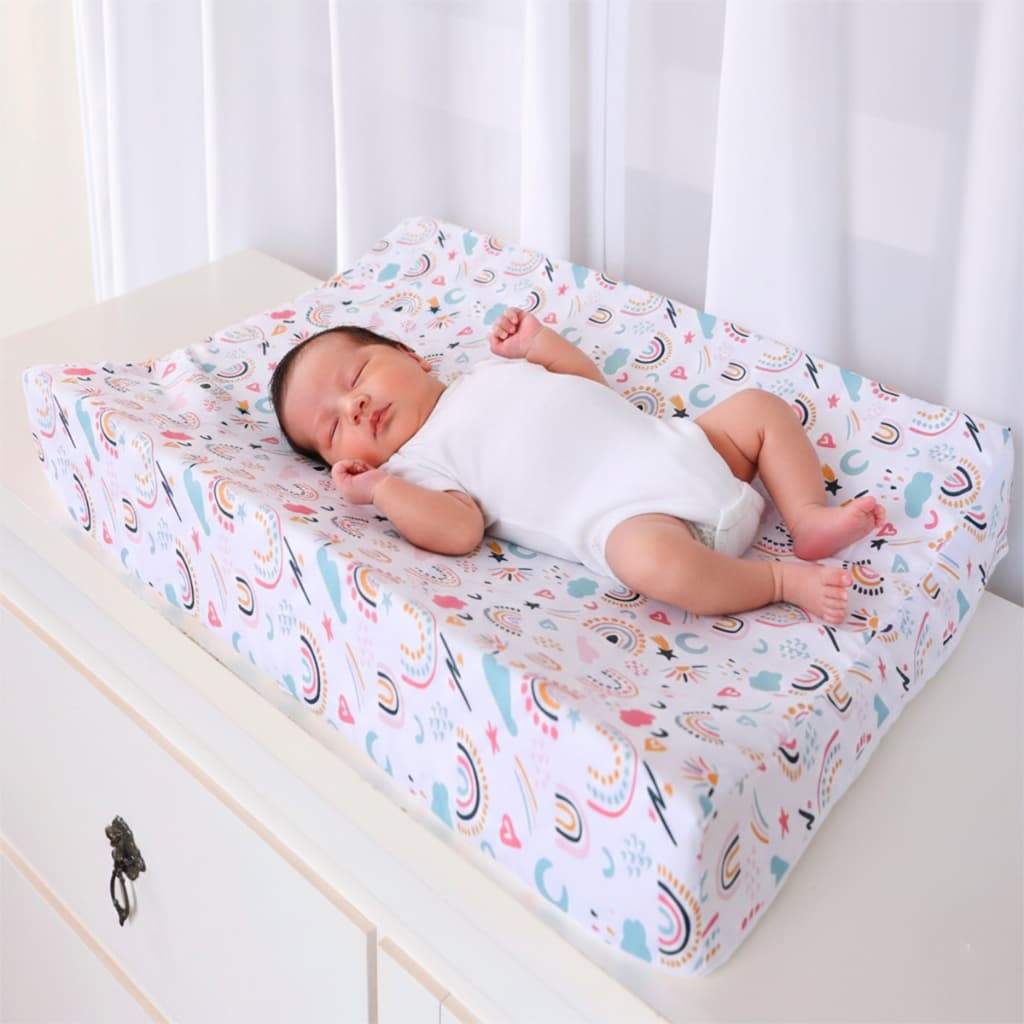 Trocador De Fraldas Anatômico Impermeável Menino Menina para Cômoda e Berço 01 Peça