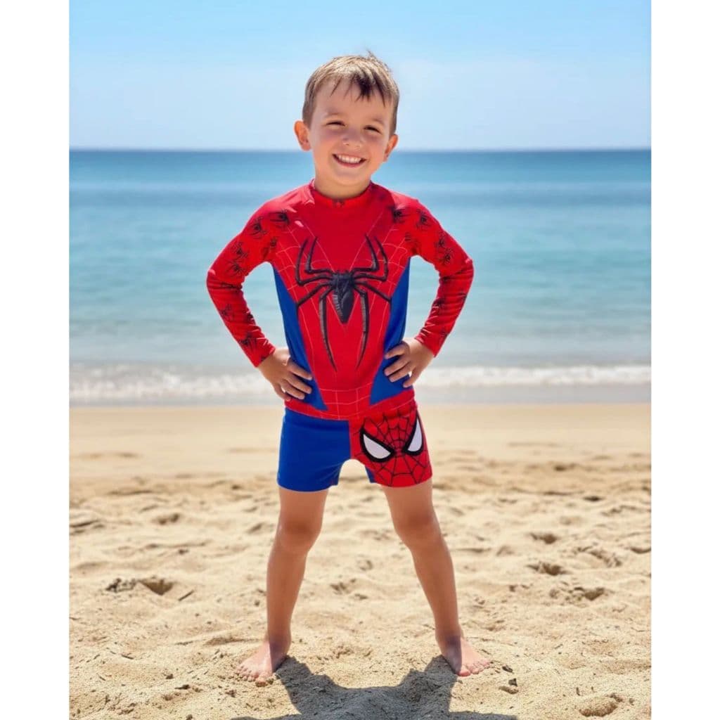 Kit Praia Sunga Infantil + Camisa Proteção Solar Uv
