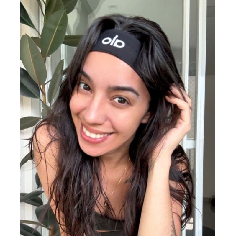 faixa de yoga ou academia para mulheres alo cores variadas alearorias