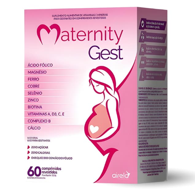 Suplemento para Gestantes Maternity Gest Airela com 60 comprimidos