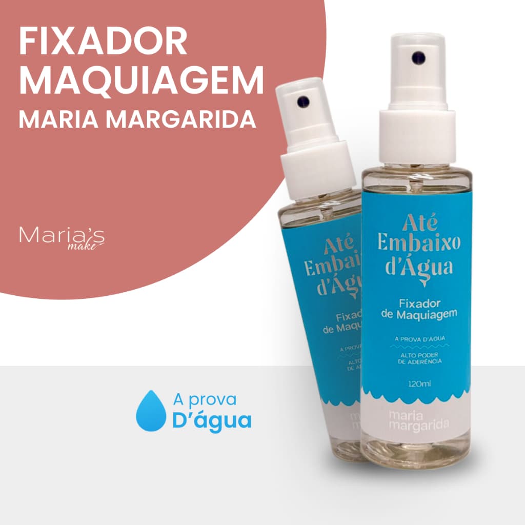 Fixador de Maquiagem à Prova D'Água Até Embaixo D'Água Maria Margarida