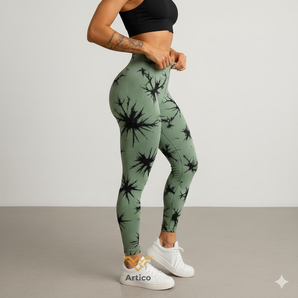 Calça Legging Tie Dye Esportiva Academia Empina Bumbum G29 Tamanho Unico