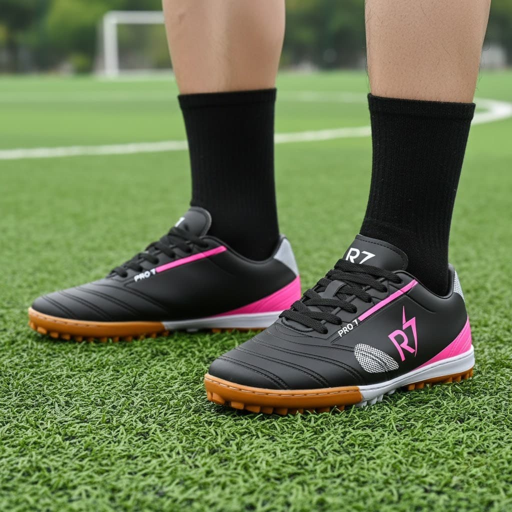 Chuteira de Futebol Chuteira de Society Chuteira de Campo Sintético Costurada Reforçada