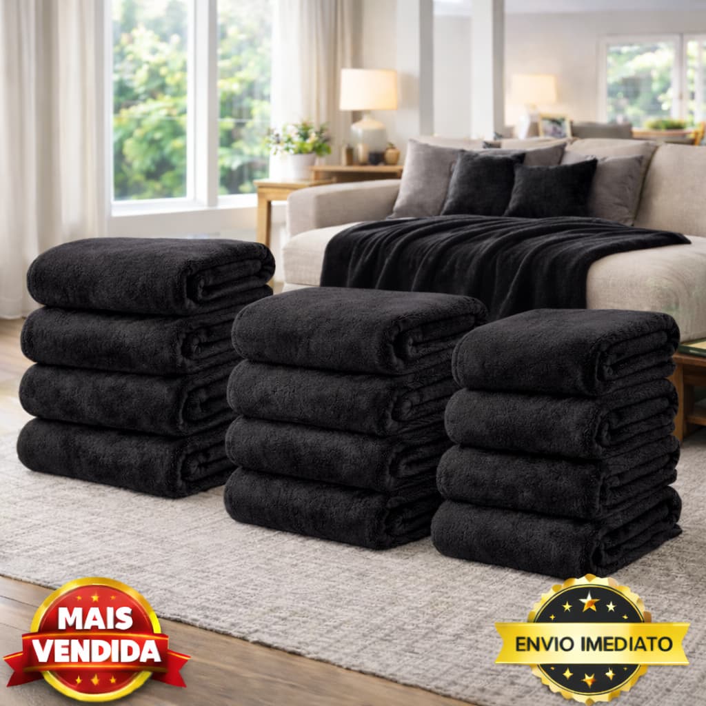 Cobertor Casal Soft Manta Antialérgica 2,00x1,80 Mt