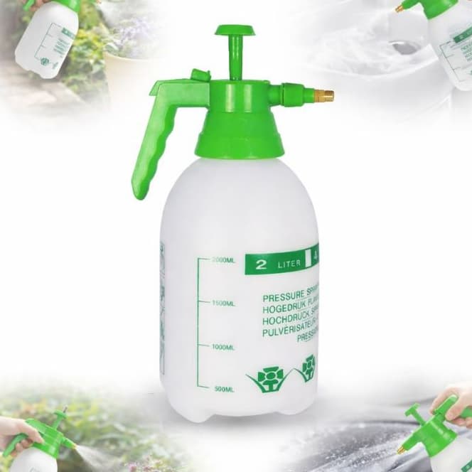 Pulverizador Portátil Borrifador Manual Alta Pressão 2 Litros