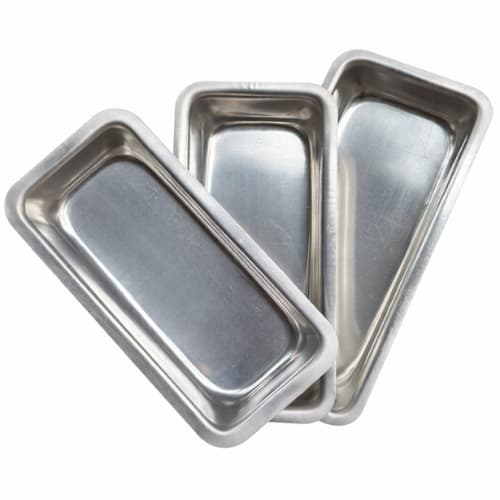 Forma de Pão Alumínio Polido P M ou G | Assadeira Retangular Alta Qualidade | Pode Comprar Avulso ou Kit