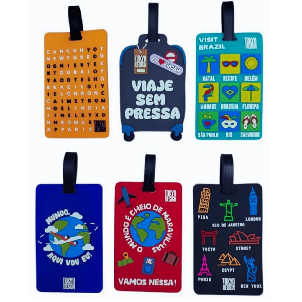 Identificador TAG de Bagagem/Mala Viagem - Unitário