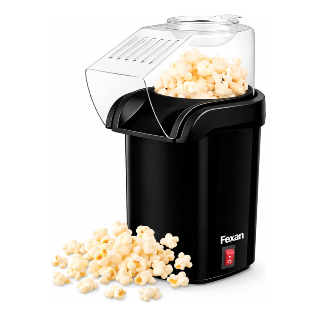 Pipoqueira Elétrica Sem Óleo Máquina De Pipoca Saudável Portátil Rápida Fácil Limpar Uso Doméstico