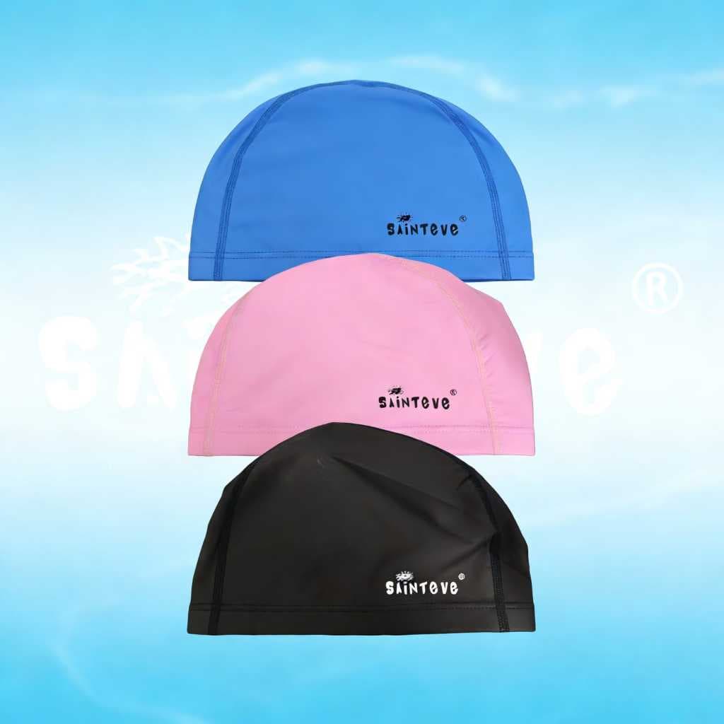 TOUCA NATAÇÃO PREMIUM HIDROGINÁSTICA Unissex  Material PU Durável Ideal para Cabeças Grandes