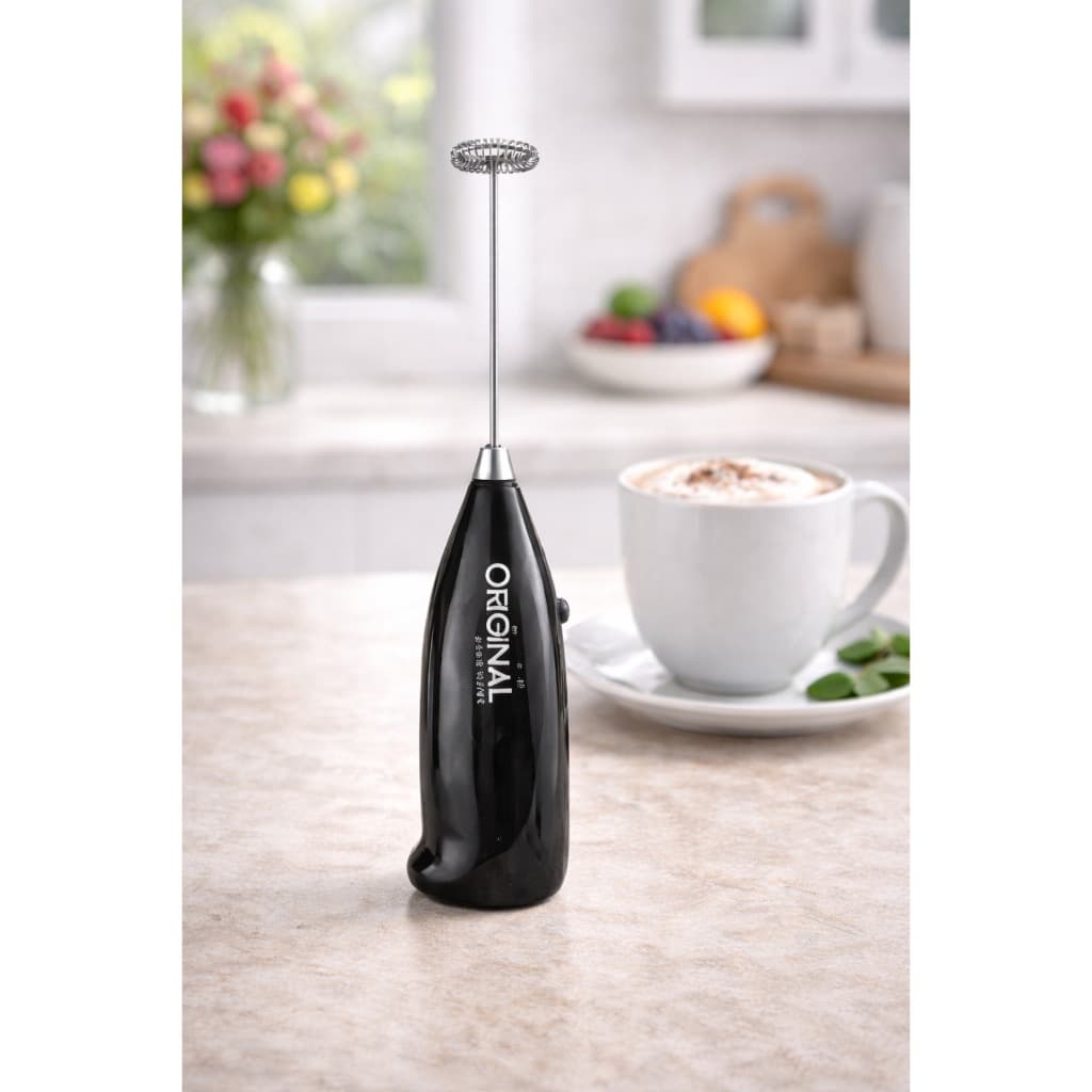 Misturador Portátil  de Bebidas Batedor Espumador Leite Cozinha Cafe Ovo