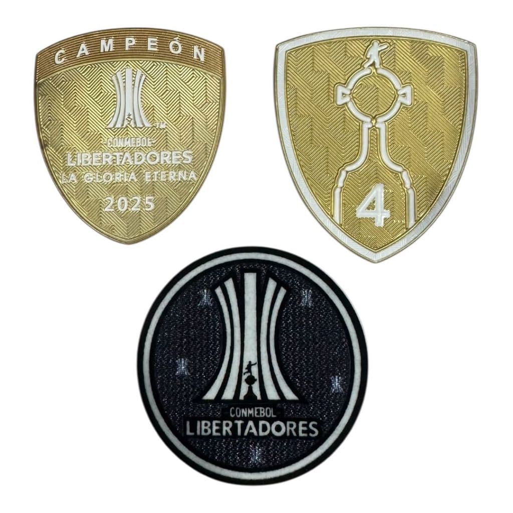 Kit 3 Patch De Campeão Libertadores 2025 campeão brasileiro