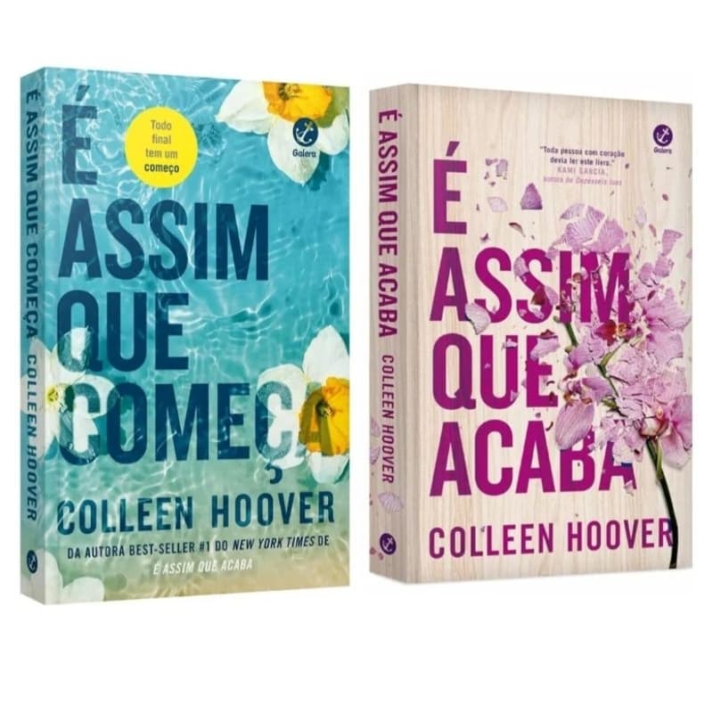 Kit Colleen Hoover: É Assim que Acaba + É Assim que Começa lacrados
