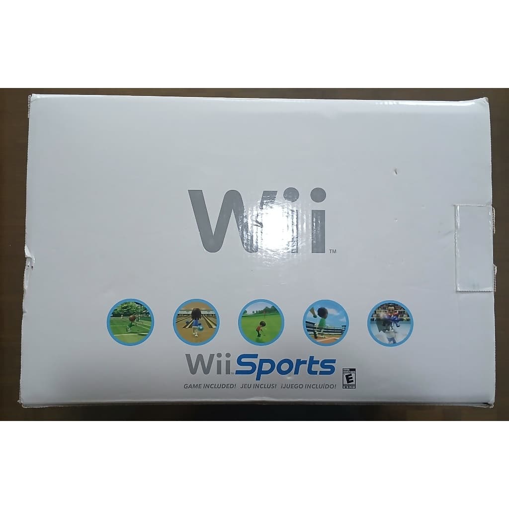 Nintendo Wii Sports Console Original Serial Batendo Caixa Dois Controles ler descrição
