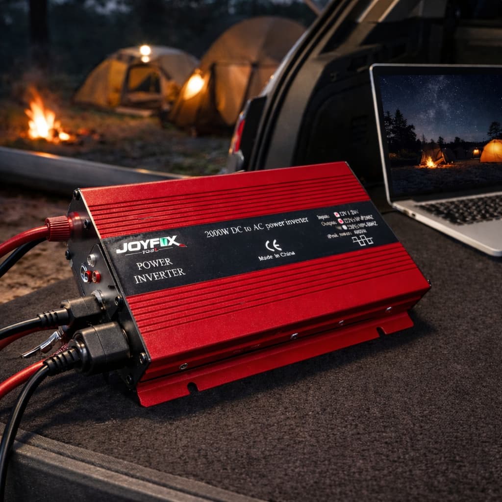 Inversor de Tensão 2000W 12V para 127V ou 220V 60Hz Onda Senoidal Modificada com Proteção Múltipla JOYFOX