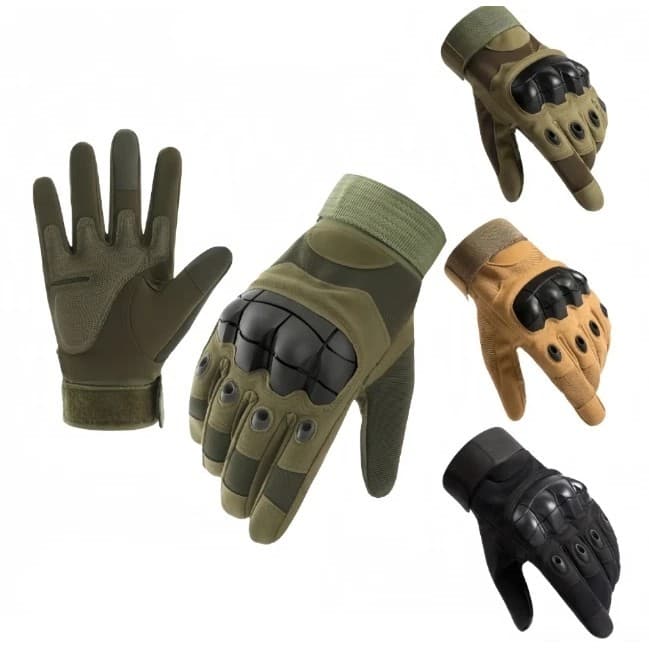 Luvas Táticas De Dedo Inteiro Com Proteção De Junta Macia , Protetoras , Antiderrapantes