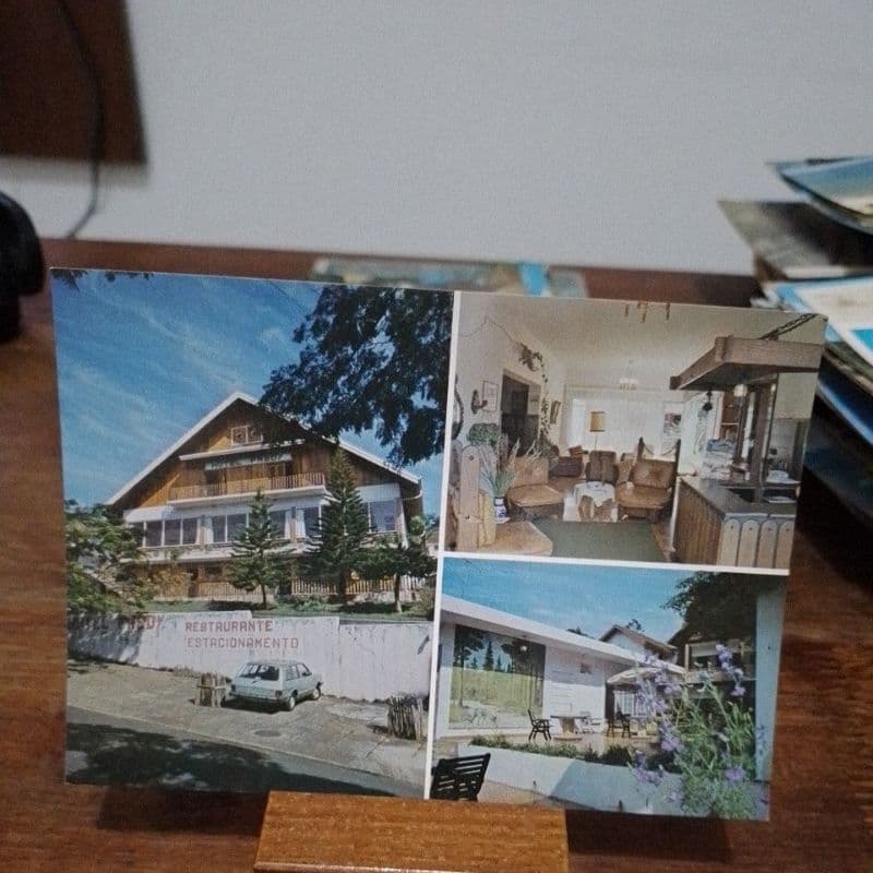 Cartão Postal Antigo - Hotel Fredy - Águas de Lindóia SP