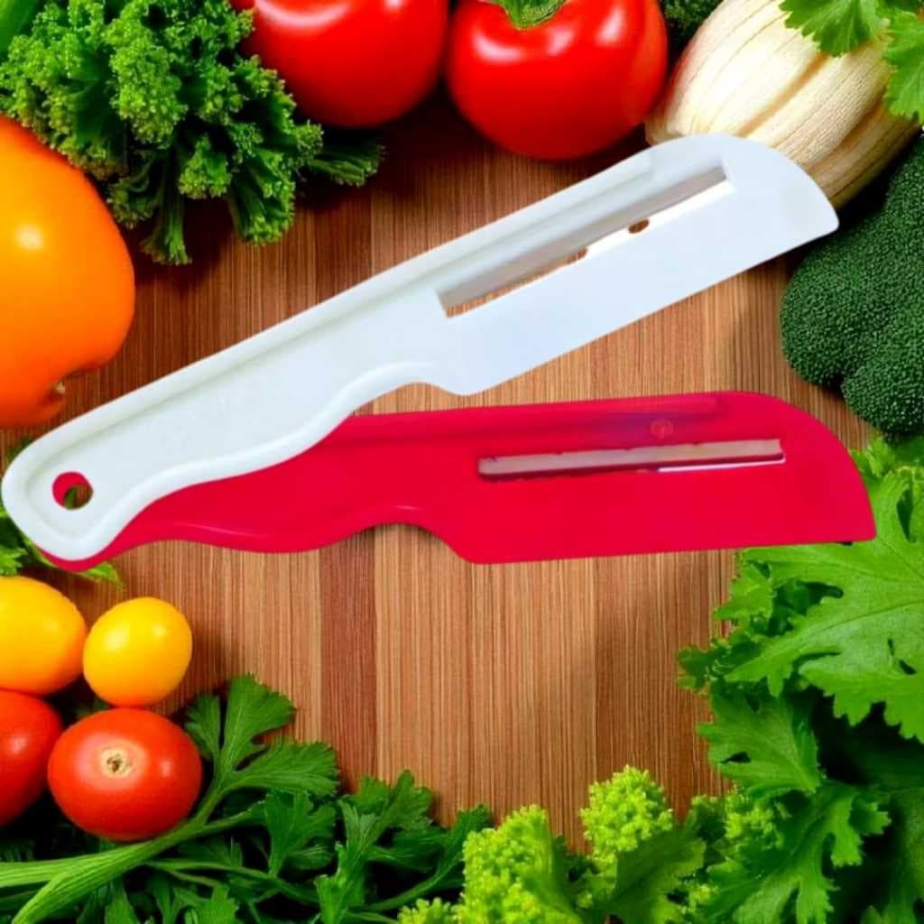 Kit 2 Fatiadores de Legumes e Verduras Prático – Corte Rápido e Seguro na Cozinha